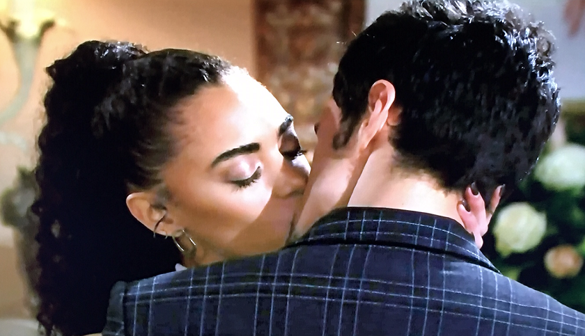old And The Beautiful Spoilers: Thomas And Zoe share a passionate kiss