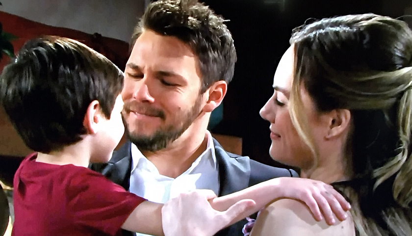 Bold And The Beautiful Scoop - Liam Spencer And Hope Logan Hold Douglas Forrester