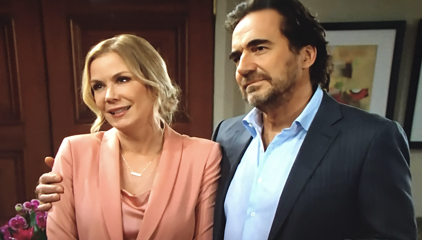 Bold And The Beautiful Scoop: Ridge Forrester And Brooke Forrester In Happier Times