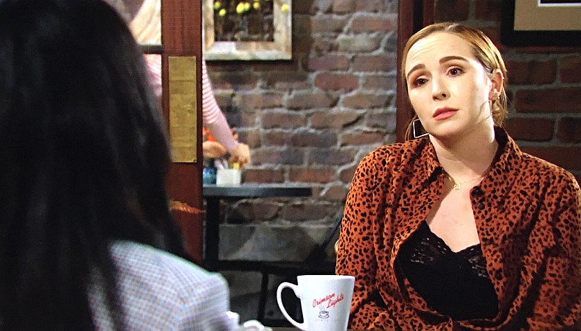 Young And The Restless Scoop: Mariah Copeland Gives Amanda Sinclair The Low Down On Hilary Curtis