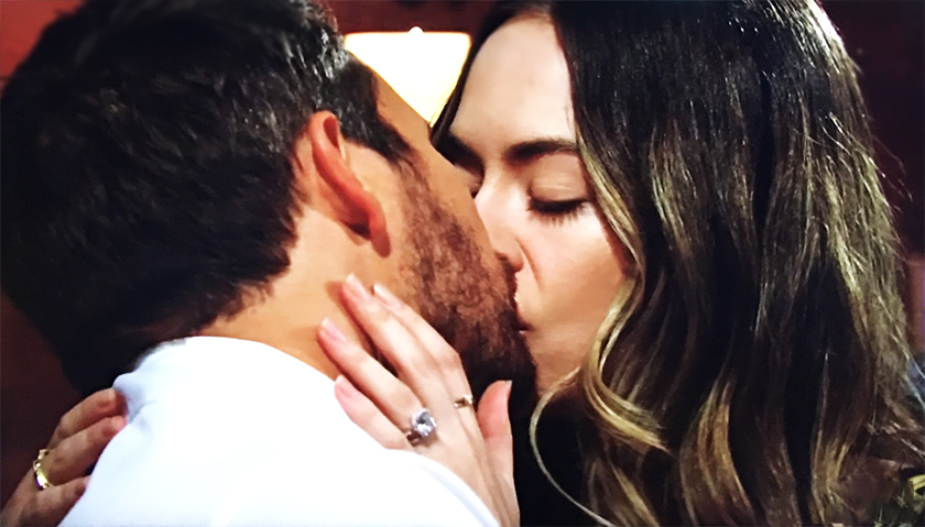 Bold And The Beautiful Scoop: Hope And Liam Spencer Kiss