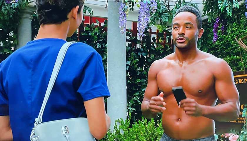 Young And The Restless: Nate Hastings Goes For A Shirtless Jog