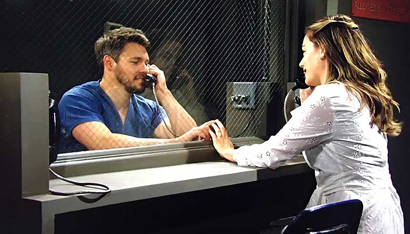 Bold And The Beautiful: Hope Spencer Visits Her Husband In Prison