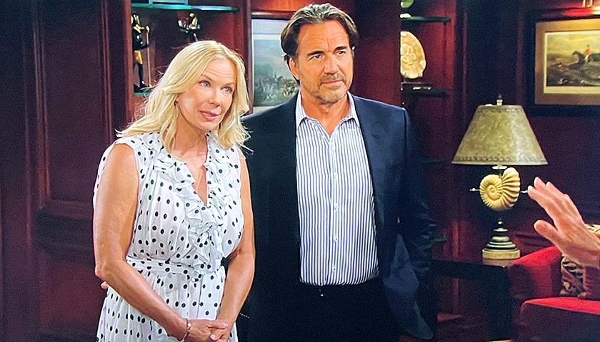 Bold And The Beautiful Scoop: Brooke Forrester And Ridge Forrester Ask Eric Forrester about his marriage