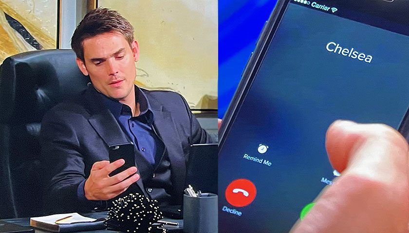 Young And The Restless Spoilers: Adam Newman Declines A Call From Chelsea Newman