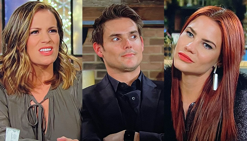 Young And The Restless Scoop: Chelsea Newman, Adam Newman And Sally Spectra Have a Pre-Christmas Drink Together