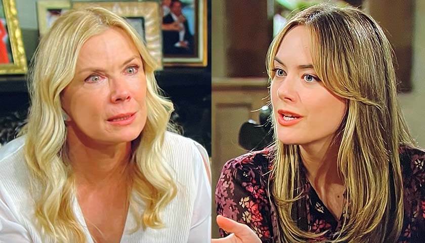 Bold And The Beautiful Scoop: Brooke Forrester Asks Hope Spencer To Stay Quiet About New Year's Eve