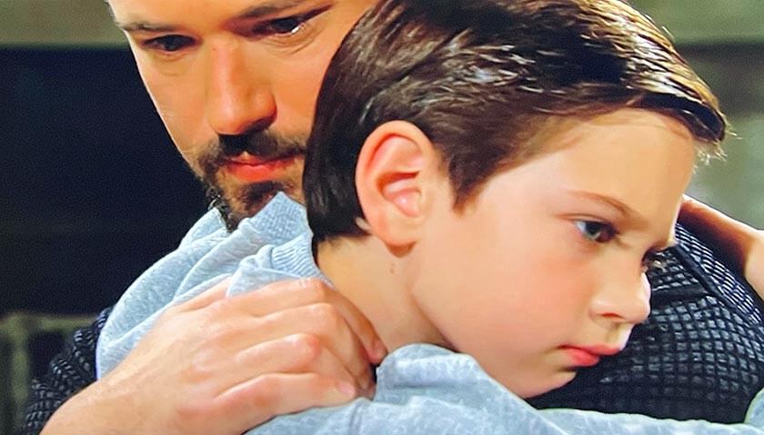 Bold And The Beautiful Scoop: Douglas Forrester Hugs His Father