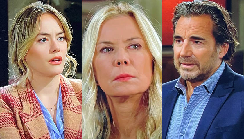 Bold And The Beautiful Scoop: Brooke Forrester Tells Ridge Forrester And Hope Spencer That She Fell Off The Wagon