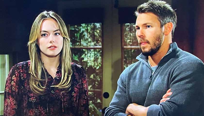 Bold And The Beautiful Scoop: Liam Spencer asks Hope Spencer to open up to him
