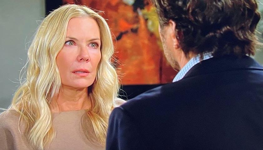 Bold And The Beautiful Scoop: Brooke Forrester Tells Ridge Forrester She'll Grant Him A Divorce