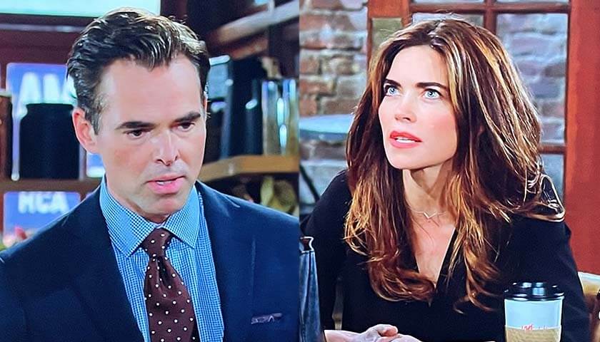 Y&R Scoop: Victoria Newman Accuses Billy Abbott Of Exploiting Her Pain