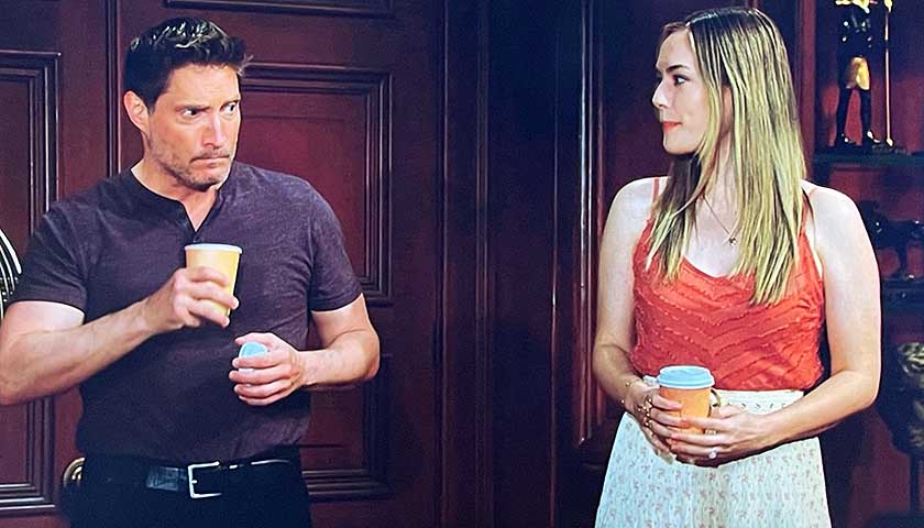 Bold And The Beautiful Scoop: Deacon Sharpe Theorizes To Hope Spencer