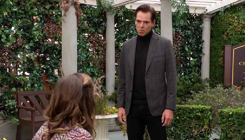 Y&R Scoop: Billy Runs Into Chelsea At The Park