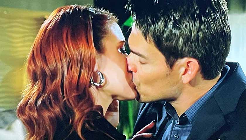 Y&R Scoop: Adam and Sally kiss