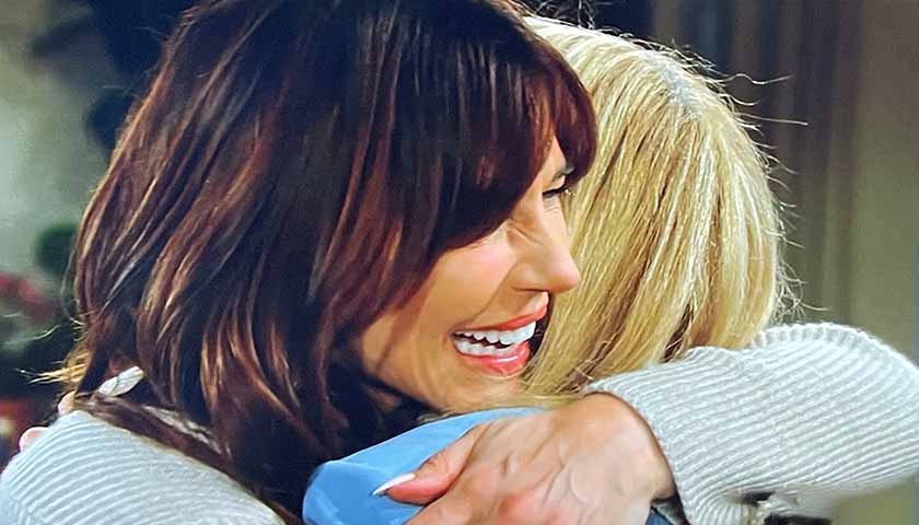 Bold And The Beautiful Scoop: Brooke and Taylor embrace