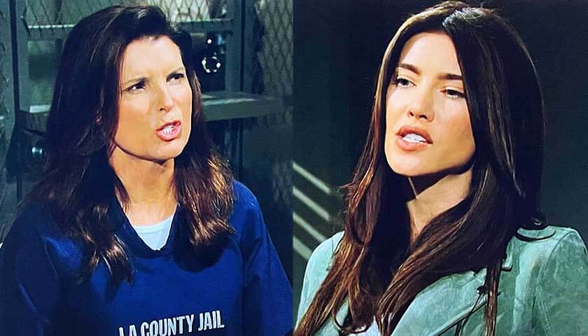 Bold And The Beautiful: Steffy confronts Sheila at the LA County Jail