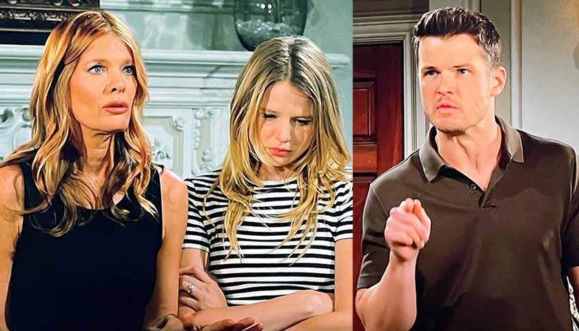 Young And The Restless: Kyle angrily points his finger at Phyllis and Summer