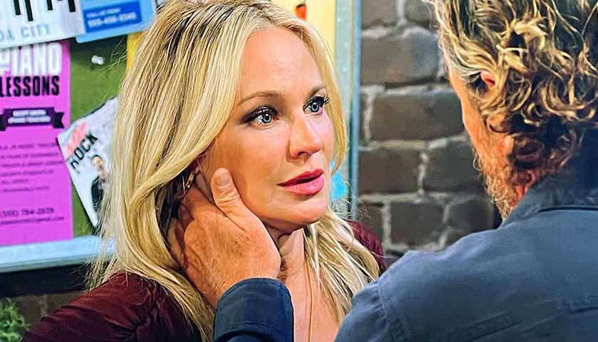 Young And The Restless: Cameron touches Sharon's face