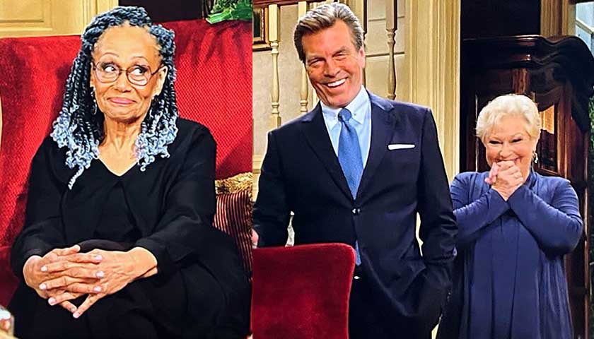 Young And The Restless: Jack and Traci greet Mamie