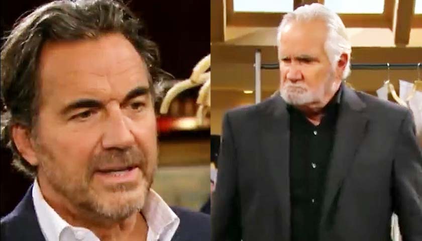 Bold And The Beautiful: Ridge and Eric face off