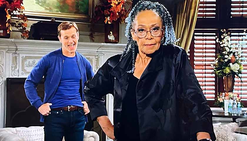 Young And The Restless: Tucker and Mamie are working together