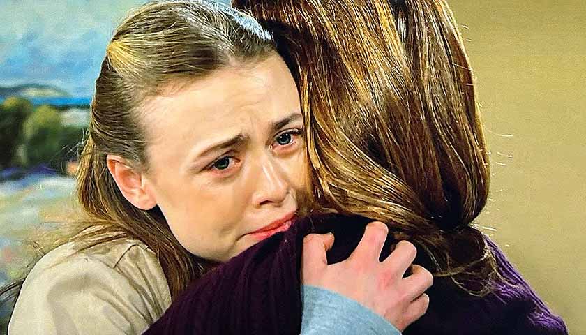 Young And The Restless: Claire hugs Victoria