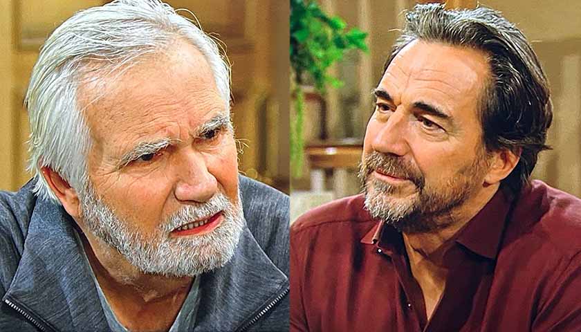 Bold And The Beautiful: Eric and Ridge have father and son moment