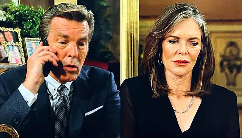 Young And The Restless: Diane listens as Jack talks to Nikki on the phone