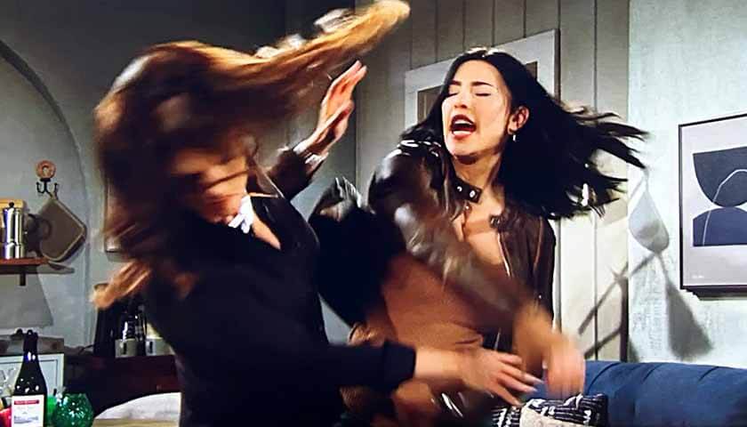 Bold And The Beautiful: Steffy punches Sheila